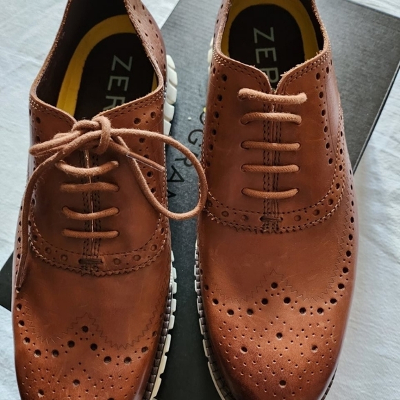Cole Haan ZeroGrand Wing‎ Oxford British Tan Sz. 8 Shoes main image 8